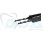 Bi-polar Jeweler Forceps, Angled - Image 3