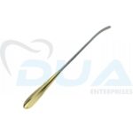 DANIEL (SHAPER) ENDOFOREHEAD/SCALP ELEVATOR DISSECTOR, CURVED, ROUND BLADE, WIDTH 7 MM, LENGTH 9 1/2”/ 24 CM