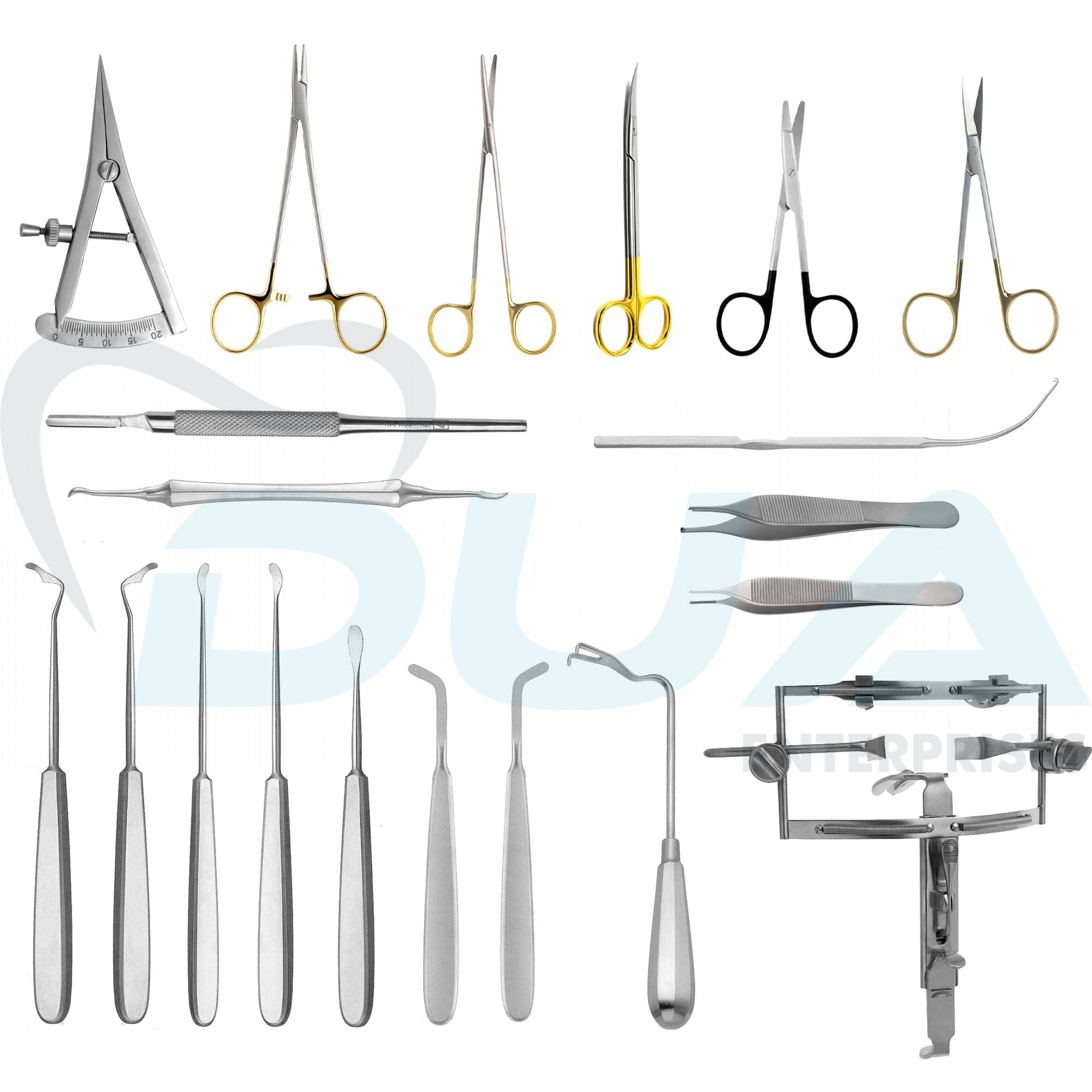 12 Cleft & Palate Repair Instruments Set - Image 1