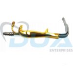 Tebbetts Fiber Optic Retractor With Teeth 18.5