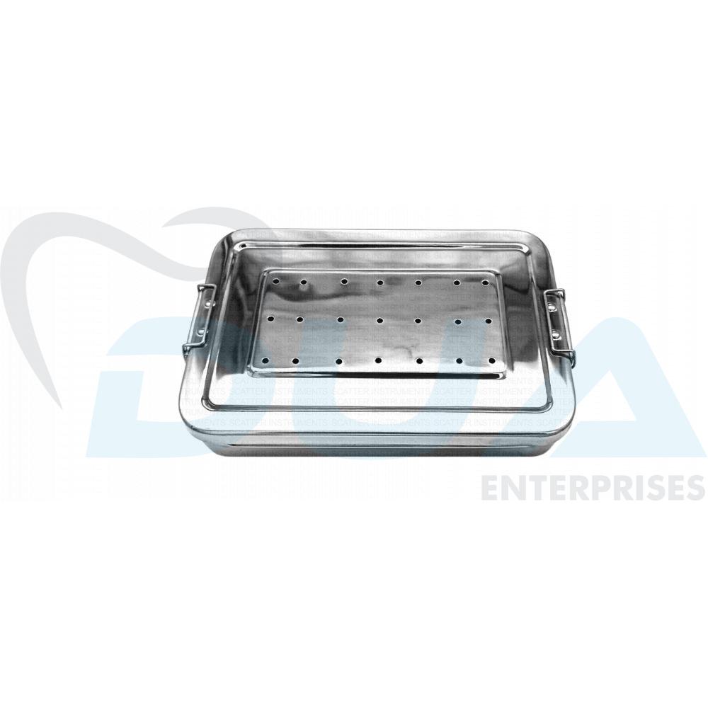 13 Sterilization Stainless Steel Box Perforated With Locking System - Image 1