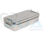 Sterilization Stainless Steel Box With locking System