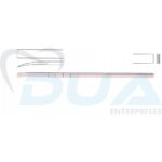Cottle Osteotome 18cm, 6mm wide Curved Graduated