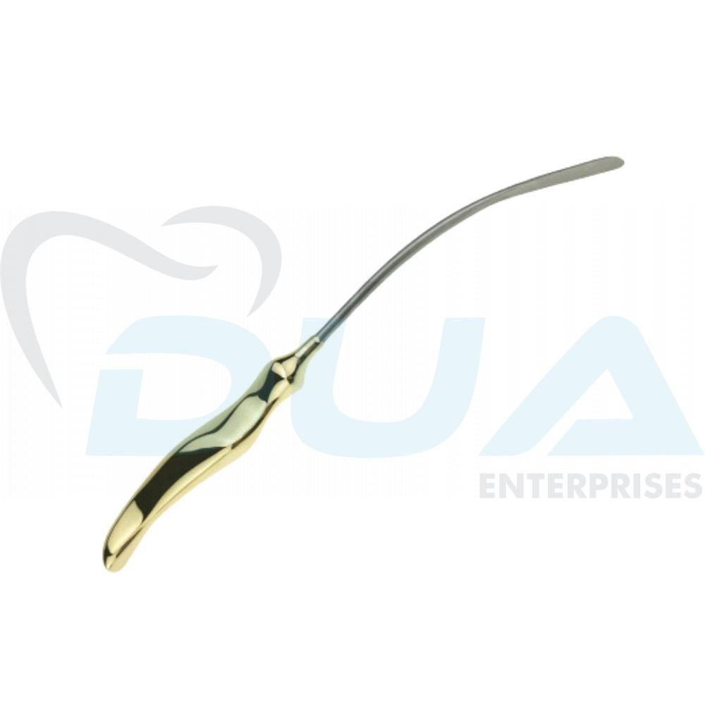 2 DANIEL (SHAPER) ENDOFOREHEAD/SCALP ELEVATOR DISSECTOR, FULL CURVED, ROUND BLADE, WIDTH 7 MM, LENGTH 10-1/4”/ 26 CM, WITH ERGO-HANDLE, RIGID - Image 1
