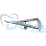 Castroviejo Caliper, 20mm Measuring Range 7cm Angled