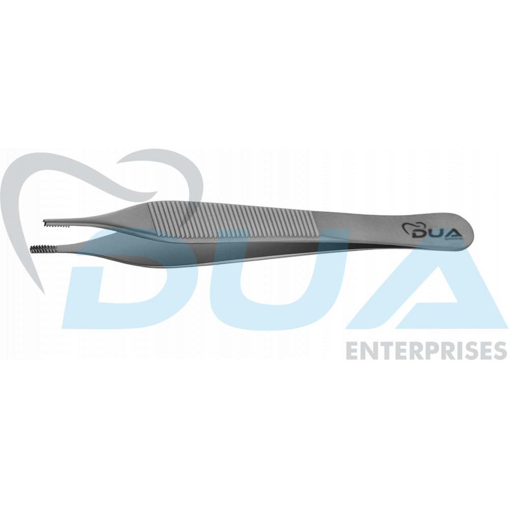 3-2-2.jpg Adson Brown Delicate Tissue Forcep 9×9 Teeth - Image 1