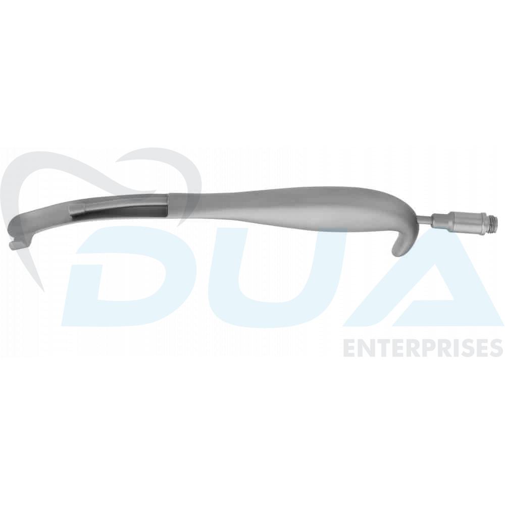 3 Bauer Type Intra Oral Retractor Fiber Optic Left 21cm - Image 1