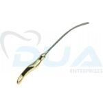 DANIEL (SHAPER) ENDOFOREHEAD/SCALP ELEVATOR DISSECTOR, HALF CURVED, ROUND BLADE, WIDTH 7 MM, LENGTH 10-1/4”/ 26 CM, WITH ERGO-HANDLE, RIGID