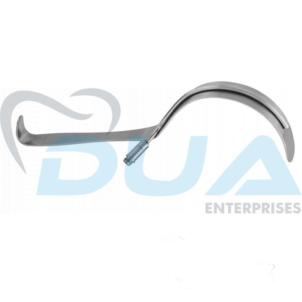 4-14.jpg Deaver Retractor With Fiber Optic Illumination 20cm - Image 1