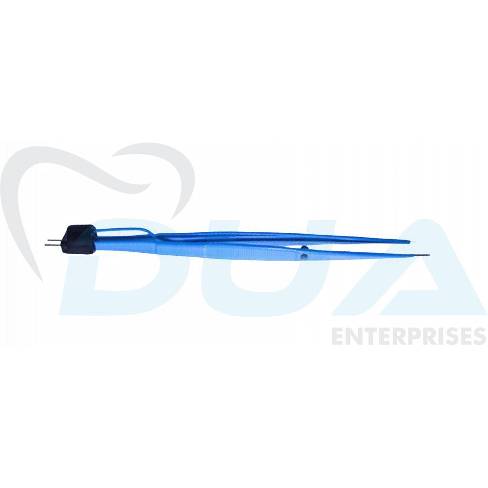 5 Irrigation Straight Bipolar Forceps TWO Pin USA Fitting 16cm - Image 1