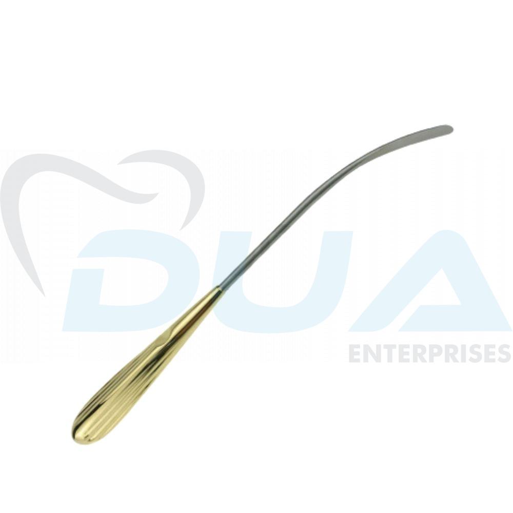 5 DANIEL (SHAPER) ENDOFOREHEAD/SCALP ELEVATOR DISSECTOR, HALF CURVED, ROUND BLADE, WIDTH 7 MM, LENGTH 9 1/2”/ 24 CM - Image 1