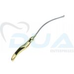 SHAPER/RAMIREZ PERIOSTEAL DISSECTOR, CURVED “S” SHAPED, BLADE WIDTH 8 MM, LENGTH 9 1/2" 24,0 CM, WITH ERGO-HANDLE, RIGID